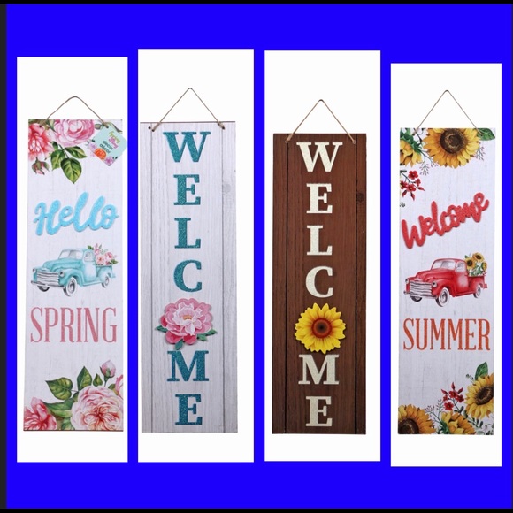 COPY - Spring Fling Hanging Welcome Signs, 19inx5.875 in. - Picture 15 of 16